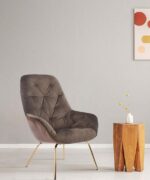 كرسي مودرن مخملى مريح