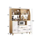 ⁦بوفيه خشبي بتصميم مميز⁩ - الصورة ⁦4⁩