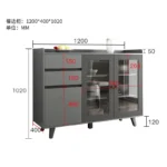 ⁦طاولة بوفيه منزلي خشبي بتصميم عصري⁩ - الصورة ⁦6⁩