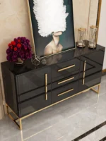 ⁦طاولة بوفيه طعام فاخر بسطح رخامي⁩ - الصورة ⁦3⁩