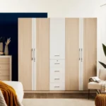 ⁦خزانة ملابس 5 أبواب - هايدن⁩ - الصورة ⁦5⁩