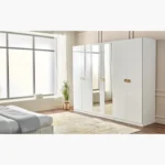 ⁦خزانة ملابس ستة أبواب بتصميم حديث⁩ - الصورة ⁦3⁩