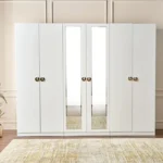 ⁦خزانة ملابس ستة أبواب بتصميم حديث⁩ - الصورة ⁦2⁩