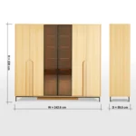 ⁦خزانة ملابس 6 أبواب - أرك⁩ - الصورة ⁦9⁩