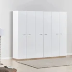 ⁦خزانة ملابس 6 أبواب - كريسنت⁩ - الصورة ⁦2⁩