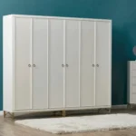 ⁦خزانة ملابس 6 أبواب - أديل⁩ - الصورة ⁦3⁩