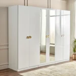 خزانة ملابس ستة أبواب بتصميم حديث