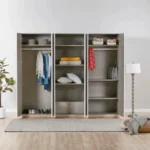 ⁦خزانة ملابس 6 أبواب - كريسنت⁩ - الصورة ⁦5⁩