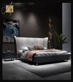 سرير مزدوج بتصميم ايطالى