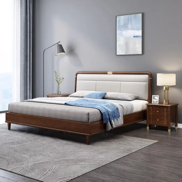 سرير بتصميم عصرى بسيط