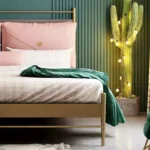 ⁦سرير نوم معدنى على النمط الحديث⁩ - الصورة ⁦2⁩