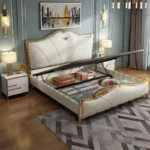 ⁦سرير نوم بتصميم مميز وراقى⁩ - الصورة ⁦2⁩