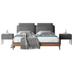 ⁦سرير نوم جلد بتصميم عصرى مميز⁩ - الصورة ⁦8⁩