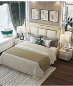 ⁦سرير نوم فاخر من الجلد⁩ - الصورة ⁦4⁩