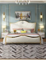 ⁦سرير نوم بتصميم مميز وراقى⁩ - الصورة ⁦5⁩