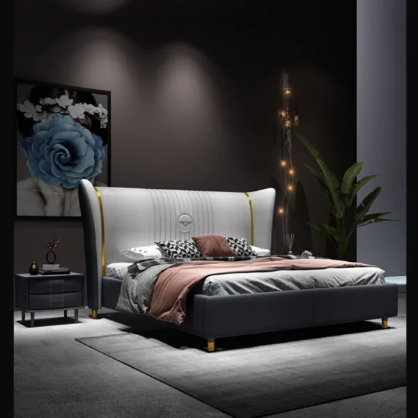 سرير مزدوج بتصميم إيطالي