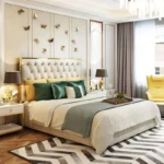 ⁦سرير غرفة نوم شيك و عصري⁩ - الصورة ⁦5⁩