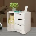 طاولة جانبية للسرير متعددة ألادراج و الوظائف