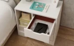 ⁦طاولة جانبية للسرير متعددة ألادراج و الوظائف⁩ - الصورة ⁦4⁩