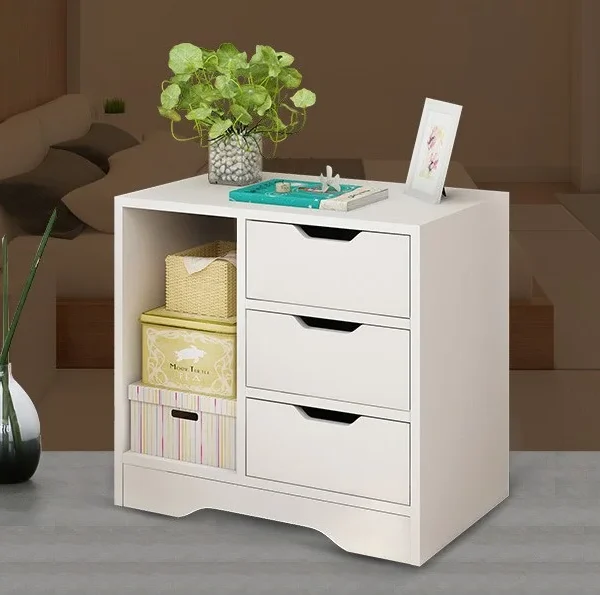 طاولة جانبية للسرير متعددة ألادراج و الوظائف