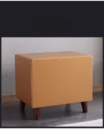 ⁦طاولة سرير جانبية مغطى بالجلد منفصل بعدة ألوان⁩ - الصورة ⁦2⁩