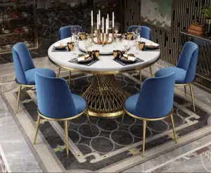 طاولة طعام مودرن مع كراسي