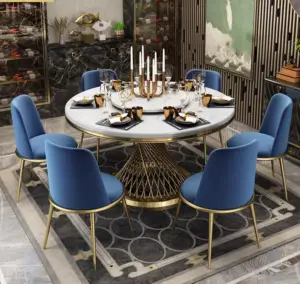 طاولة طعام مودرن مع كراسي