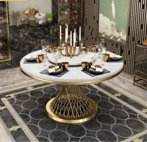 طاولة طعام مودرن مع كراسي