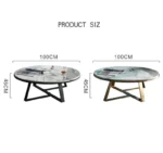 ⁦طاولة قهوة بسطح رخامى لامع⁩ - الصورة ⁦5⁩