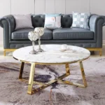 طاولة قهوة بسطح رخامى لامع