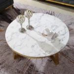 ⁦طاولة قهوة بسطح رخامى لامع⁩ - الصورة ⁦3⁩