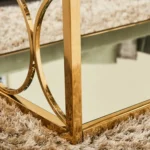 ⁦طاولة قهوة بسطح زجاجي مميز⁩ - الصورة ⁦4⁩