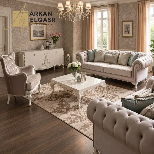 طقم جلوس بتصميم فاخر (1)