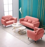 طقم كنب جلوس مخملي بعدة ألوان