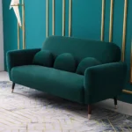 طقم كنب جلوس مخملي بعدة ألوان