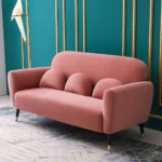 طقم كنب جلوس مخملي بعدة ألوان