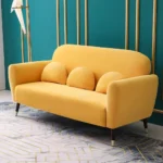 طقم كنب جلوس مخملي بعدة ألوان