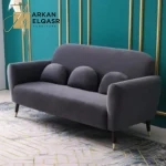 طقم كنب جلوس مخملي بعدة ألوان