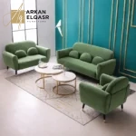 طقم كنب جلوس مخملي بعدة ألوان