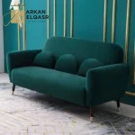طقم كنب جلوس مخملي بعدة ألوان