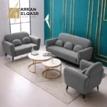 طقم كنب جلوس مخملي بعدة ألوان