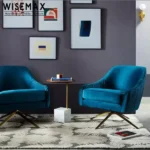 كرسي مودرن مخمل اسباني