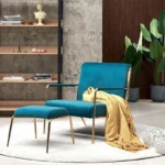 كرسي استرخاء مع مسند للقدم