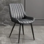 ⁦كرسي مفرد جلد فخم و مريح⁩ - الصورة ⁦5⁩