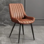 ⁦كرسي مفرد جلد فخم و مريح⁩ - الصورة ⁦2⁩