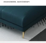 ⁦كنب زاويه جلد بتصميم إيطالي⁩ - الصورة ⁦5⁩