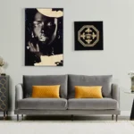 ⁦كنب مخملي بتصميم مريح و مميز⁩ - الصورة ⁦2⁩