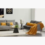 ⁦كنب مخملي بتصميم مريح و مميز⁩ - الصورة ⁦6⁩