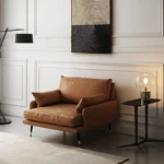 ⁦كنب جلد فخم بتصميم ايطالي⁩ - الصورة ⁦7⁩