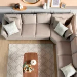 ⁦كنبة زاوية بتصميم مريح ومودرن⁩ - الصورة ⁦3⁩